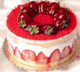 Gurme Çilekli Mois Yaş Pasta