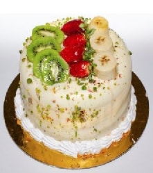 Yıl Dönümü İçin Meyveli Yaş Pasta 2-3 Kişilik